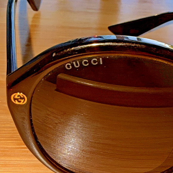 Authentic Gucci GG0023S Havana Sunglasses Round Tortoiseshell Oversized Fashion - Picture 3 of 10